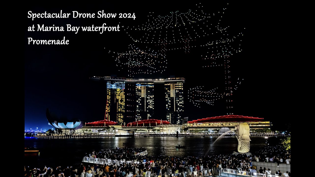 Shanghai new year drone show